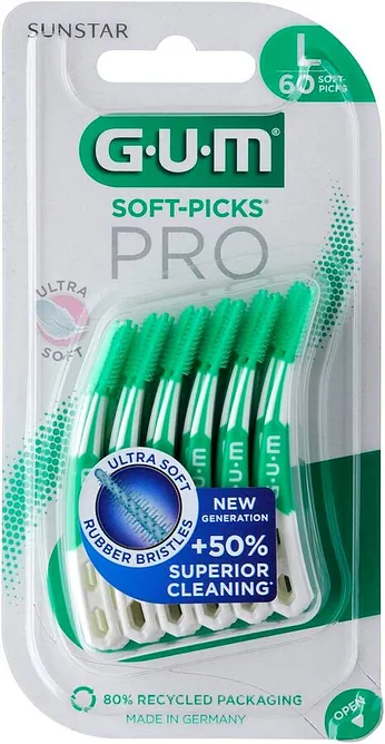 GUM Soft-Picks PRO harjatikut 60 kpl